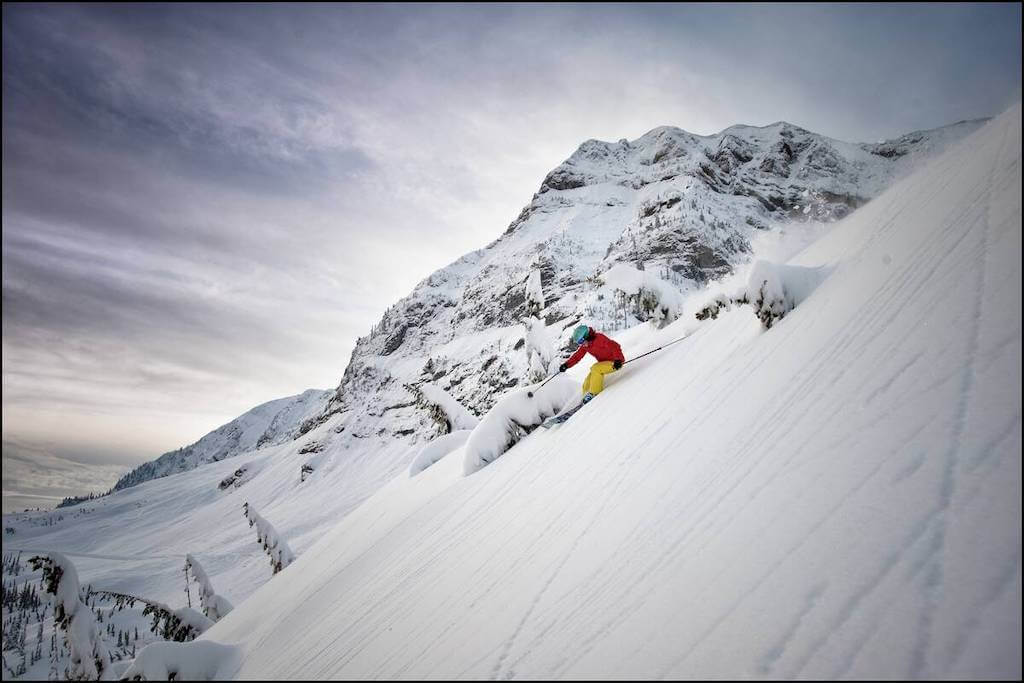 Skier at Fernie Alpine Resort