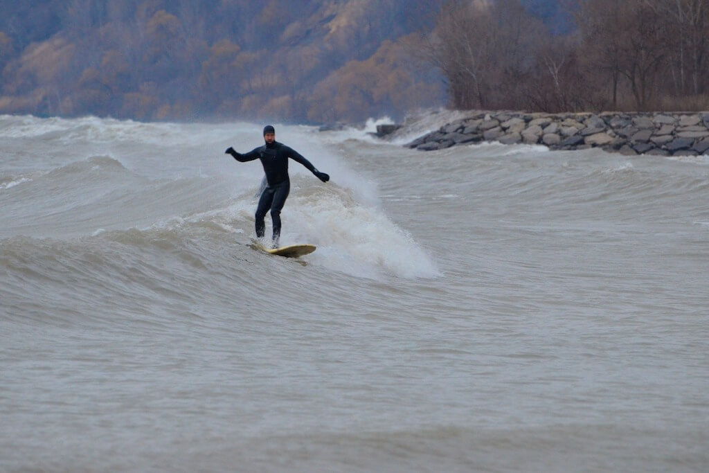 Great Lakes surfing