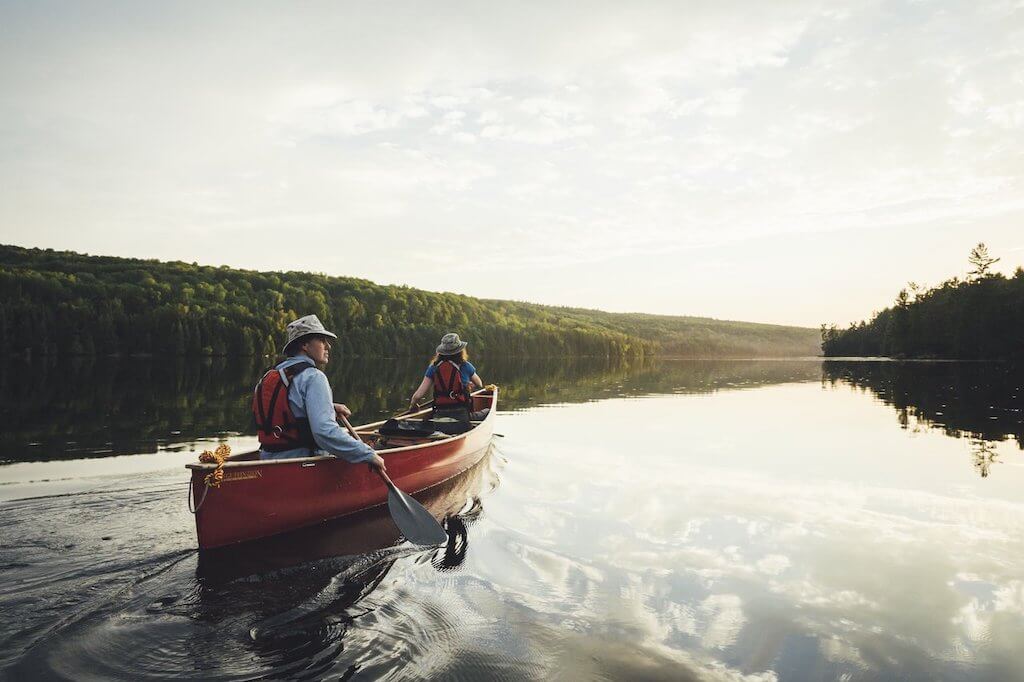 canoe camping in Algonquin Park