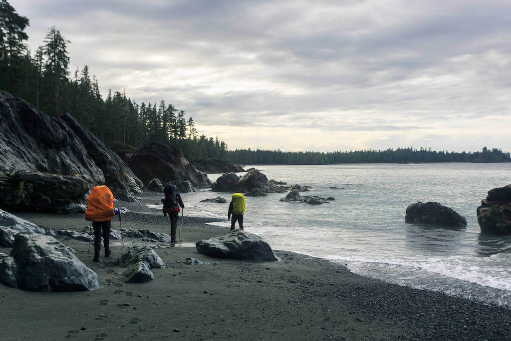 Hiking the North Coast Trail in Cape Scott Provincial Park (Northern Vancouver Island Tourism/Steven Fines)