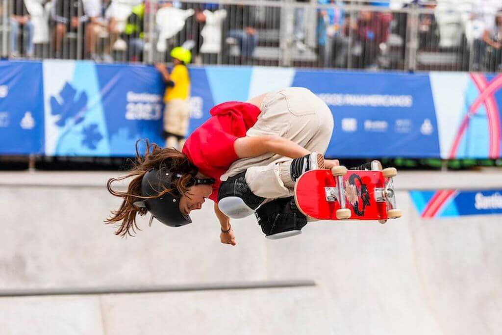 Fay DeFazio Ebert at the Pan Am Games