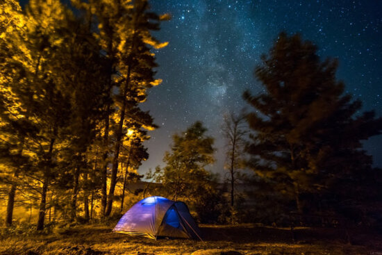 fall camping in Ontario