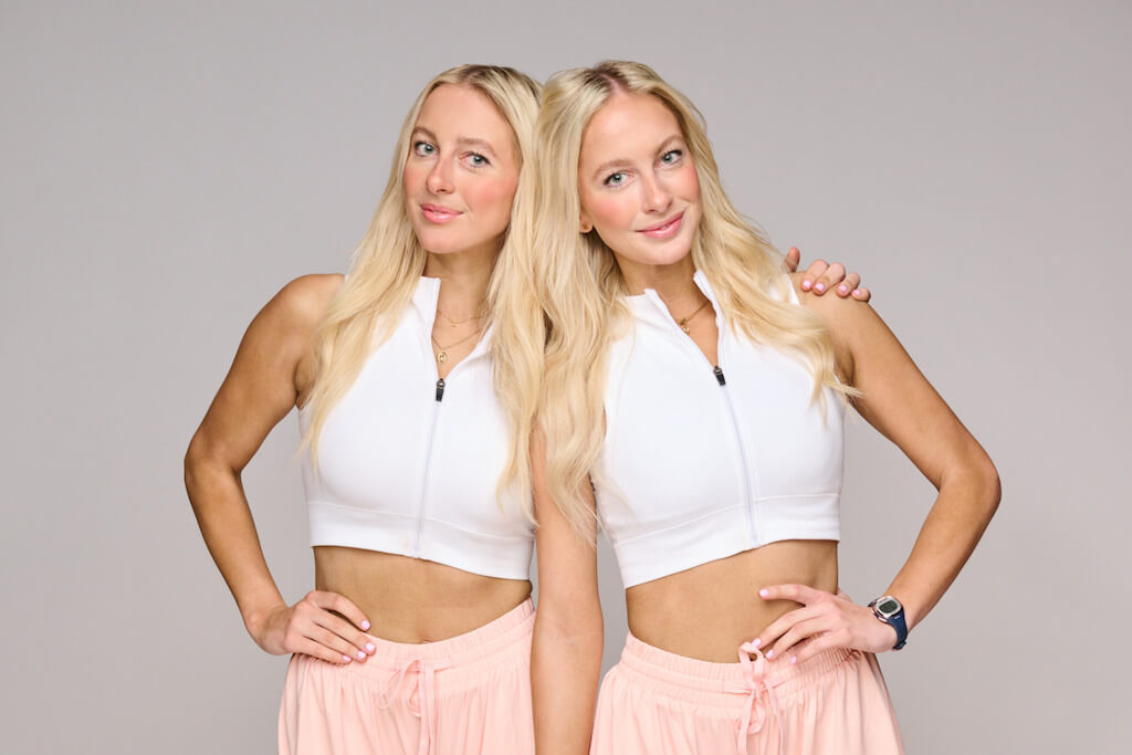 The Peters Twins in action on The Amazing Race Canada