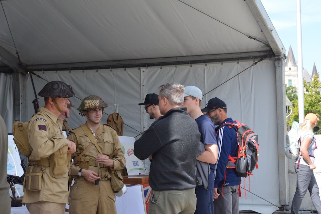 Military display at Canada Army Run