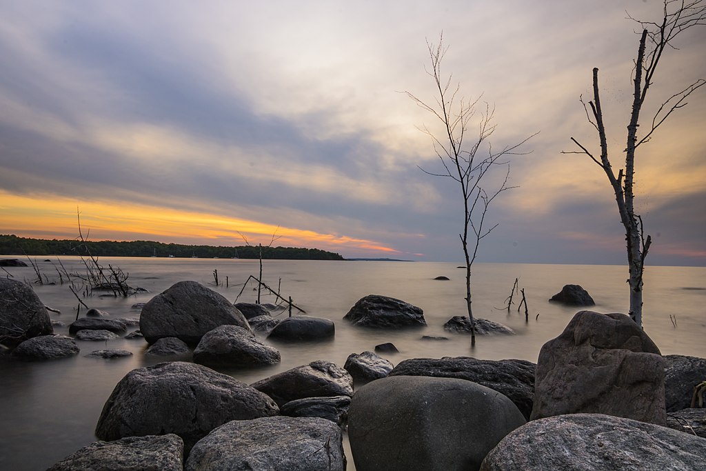 Awenda Provincial Park at sunset