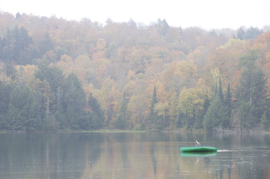 fall canoeing in Algonquin