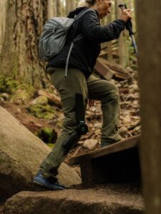 MO/GO Arc'teryx powered hiking pants exoskeleton