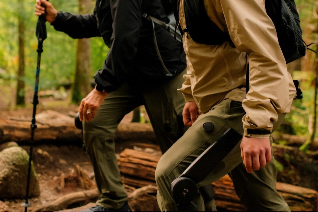 MO/GO Arc'teryx powered hiking pants exoskeleton