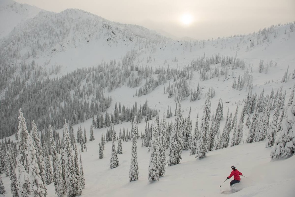 Downhill skiing at Whitewater Ski Resort